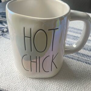 Rae Dunn hot chick iridescent mug